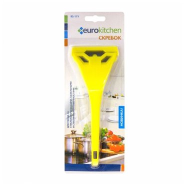 Скребок Eurokitchen для чистки стеклокерамики желтый 812₽