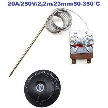 Термостат духовки 20A250V22m23mm50-350 гр С 1115₽