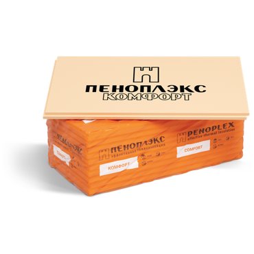 Экструдированный пенополистирол Пеноплэкс Комфорт 20х585х1185 мм 276₽