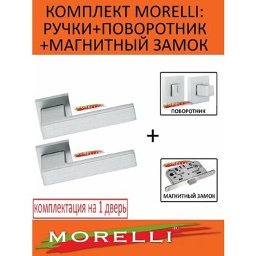 MH-56-S6 BL ручка дверная Lot на квадратной розетке 6 мм цвет - черный 2175₽