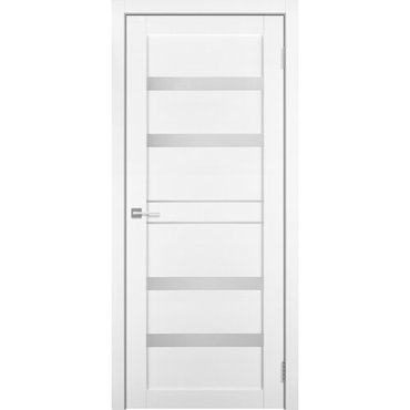 Межкомнатная дверь Гранд-10 2000х700 Частично остекленная покрытие Soft touch толщина полотна 36 мм 24600₽