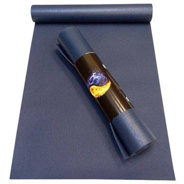 Коврик для йоги и фитнеса RamaYoga Yin-Yang PRO синий размер 200 х 80 х 045 см 6295₽