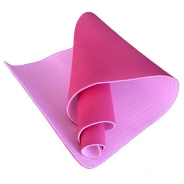 TPE6-A Коврик для йоги ТПЕ 183х61х06 см розовыйсветло розовый B34416 1353₽