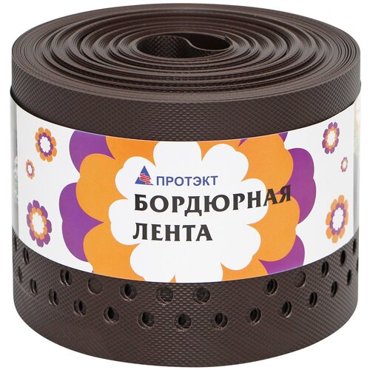 Бордюрная лента Протэкт Б-1530 Хаки высота 15 см длина 30 м 1250₽