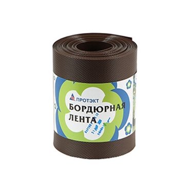 Бордюрная лента Протэкт БЛ-15 10 х 014 м коричневый 499₽