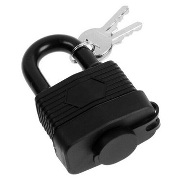 Замок навесной LOCKLAND 50 мм влагозащищенный короткая дужка 2 ключа цвет черный 809₽
