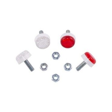 DOLLEX KNV-03 Крепеж номерного знака винт катафоты бело-красные 4 шт DolleX 320₽