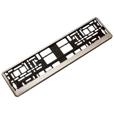 Рамка для номера Dollex SPL-17 хром 1 шт 862₽