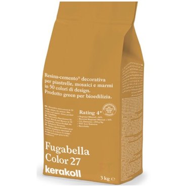 Kerakoll Fugabella Color 27 затирка для швов полимерцементная 50 оттенков 3 кг 2950₽