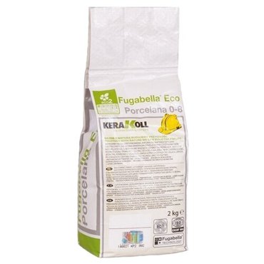Kerakoll Fugabella Eco Porcelana 0-8 Цементная затирка для швов 2 кг 08 Bahama Beige 987₽