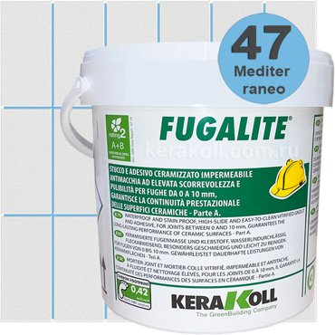 Kerakoll Fugalite Eco 47 Mediterranean Blue 3kg эпоксидная затирка для швов 7900₽