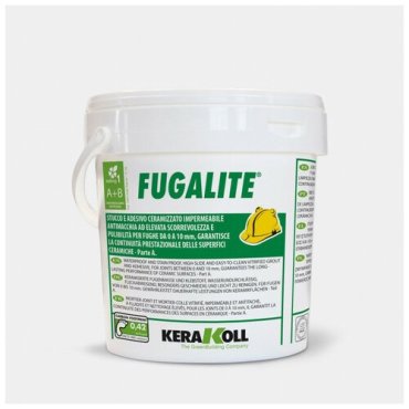 Затирка для плитки двухкомпонентная на эпоксидной основе Kerakoll Fugalite Eco 3кг 100 Neutro 7650₽