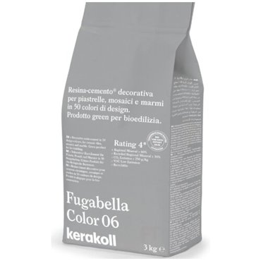 Затирка для плитки полимерцементная Kerakoll Fugabella Color 3кг 06 3200₽