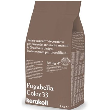 Затирка для плитки полимерцементная Kerakoll Fugabella Color 3кг 33 3200₽