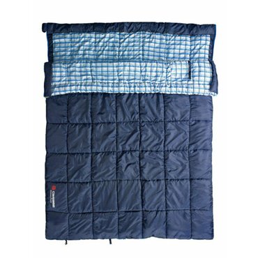 Спальный мешок туристический двухместный 0C CARIBEE Safari Double синий 13825₽