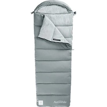 Ультралёгкий спальный мешок Naturehike M300 хлопковый с капюшоном весна осень молния слева 6927595702383 6618₽