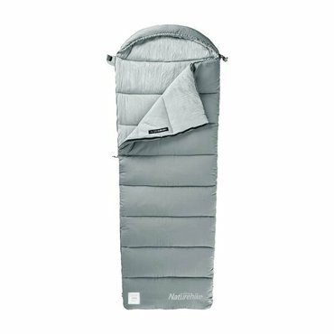 Ультралёгкий спальный мешок Naturehike M300 хлопковый с капюшоном весна осень молния справа 3981₽