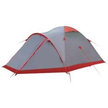 Палатка трекинговая четырёхместная Tramp MOUNTAIN V2 зеленый 21990₽