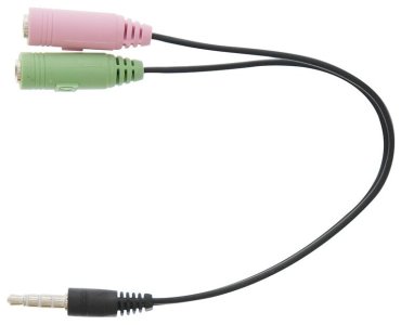 Аксессуар TnB Jack 35mm - 2xJack 35mm 10cm ADAJ2J 342₽