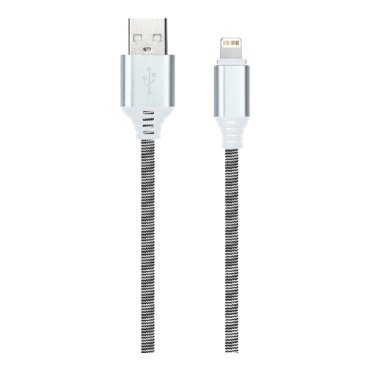 Кабель Smartbuy iK-512NS USBAM - LightningM для Apple в оплетке 2A output 1м фиолетовый 118₽
