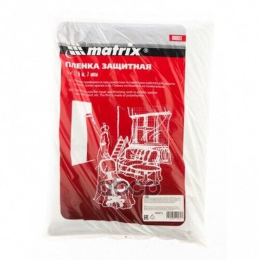 Пленка защитная 4x125 м 7 мкм полиэтиленовая MATRIX 88803 842₽