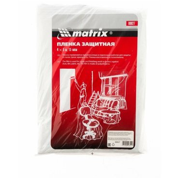 Пленка защитная 4 х 5 м 15 мкм полиэтиленовая Matrix 515₽