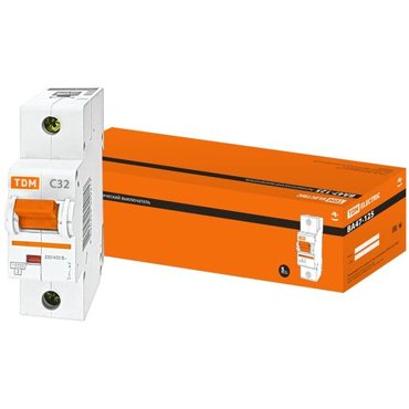 Авт выкл ВА47-125 1Р 32А 15кА х-ка С TDM 1051₽