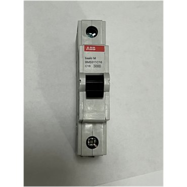 Автоматический выключатель ABB Basic M 1p c16A 3ka 285₽