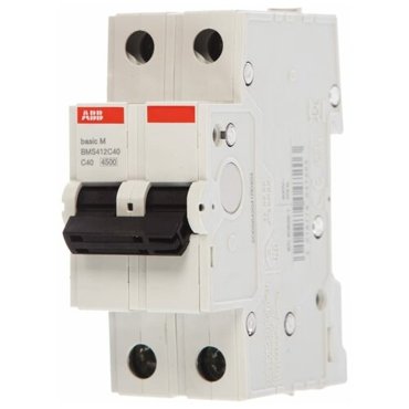 Автоматический выключатель ABB Basic M 2P 40 A C 45 кА BMS412C40 372₽