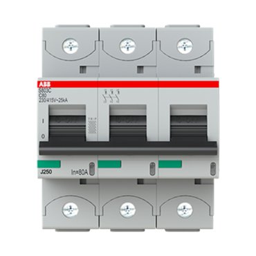 Автоматический выключатель ABB S803C - C100 3P 2CCS883001R0824 22300₽