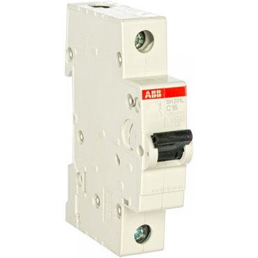 Автоматический модульный выключатель ABB 1п C SH201L 45кА 6А 2CDS241001R0064 15171961 350₽