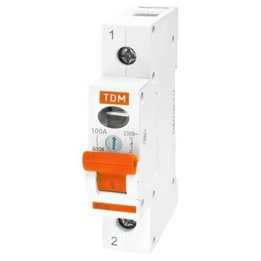 Выключатель нагрузки мини-рубильник ВН-32 1P 125A TDM SQ0211-0010 200₽