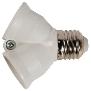 Переходник E27-2xE27 белый SmartBuy 128₽