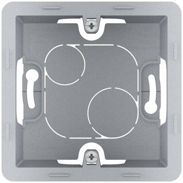 Legrand INSPIRIA Алюминий Коробка накладного монтажа - 1 пост Legrand арт673982 569₽