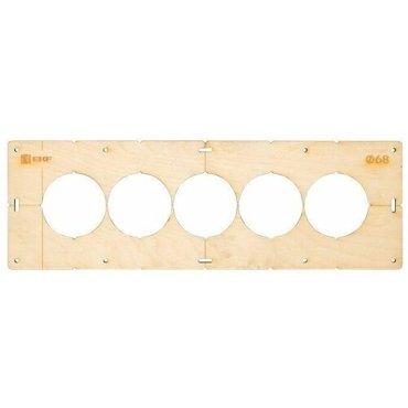 Шаблон для подрозетников c 5 отв d68мм Expert EKF sh-d68-5 531₽