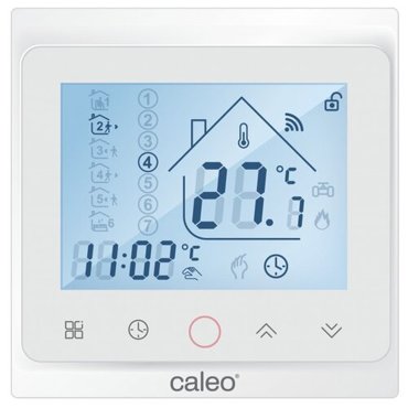 Терморегулятор CALEO С936 Wi-Fi Black встраиваемый цифровой программируемый 35 кВт 7930₽