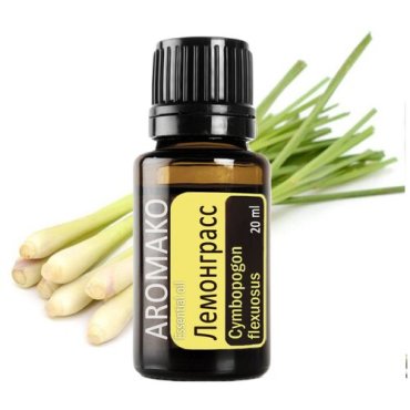AROMAKO Эфирное масло Лемонграсс 10 мл 650₽