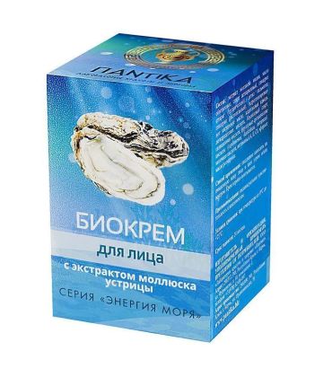 Биокрем с экстрактом моллюска устрицы Энергия моря дозатор 30 г Пантика 519₽