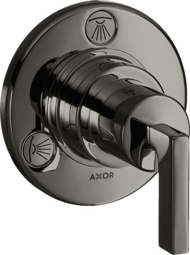 Переключатель потоков Axor Citterio TrioQuattro 39920330 на три потребителя полированный чёрный хром 42840₽