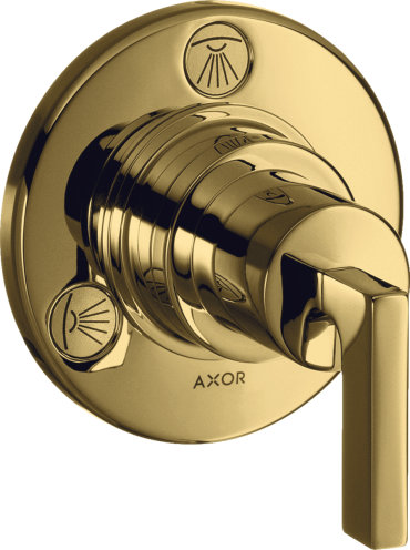 Переключатель потоков Axor Citterio TrioQuattro 39920990 на три потребителя полированное золото 42840₽