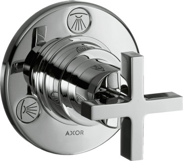 Переключатель потоков Axor Citterio TrioQuattro 39925000 на три потребителя хром 28560₽