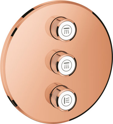Переключатель потоков Grohe Grohtherm SmartControl 29122DA0 на три потребителя теплый закат 44410₽