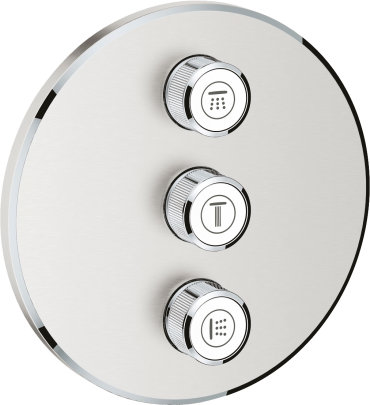 Переключатель потоков Grohe Grohtherm SmartControl 29122DC0 на три потребителя суперсталь 41380₽