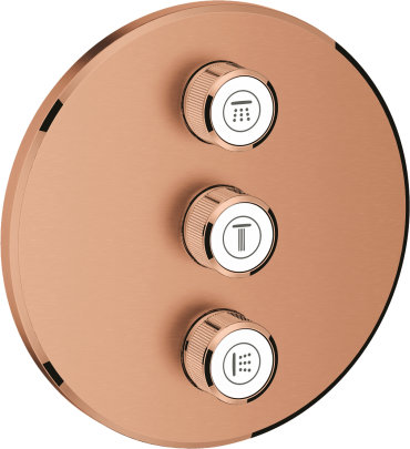 Переключатель потоков Grohe Grohtherm SmartControl 29122DL0 на три потребителя теплый закат 47440₽