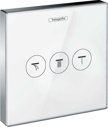 Переключатель потоков Hansgrohe ShowerSelect 15736400 на три потребителя белый 48590₽