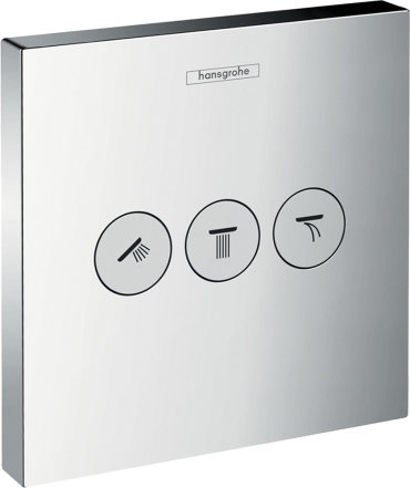 Переключатель потоков Hansgrohe ShowerSelect TrioQuattro 15764000 на три потребителя 39090₽