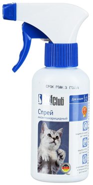 Rolf Club Rolfclub спрей от блох и клещей для кошек 200 мл 645₽