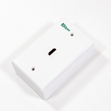 Розетка 1xHDMI в сборе открытый монтаж белый AOpen ACA381 130₽