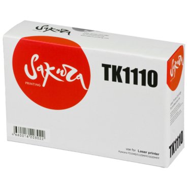 Картридж лазерный SAKURA SATK1110 TK1110 черный 2500 страниц совместимый для Kyocera FS10401120MFP1020MFP 280₽