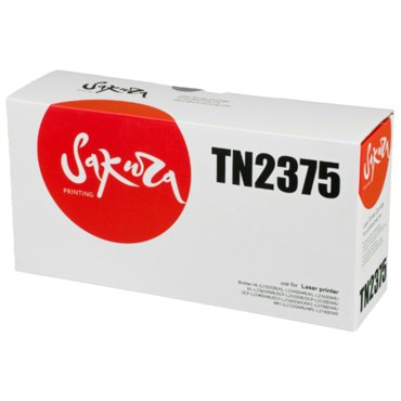 Картридж лазерный SAKURA SATN2375 TN2375 черный 2600 страниц совместимый для Brother HL-L2300DR HL-L2340DWR HL-L2360DNR HL-L2365DWR DCP-L2500DR DCP-L2520DWR DCP-L2540DNR DCP-L2560DWR MFC-L2700DWR MFC-L2720DWR 385₽